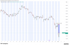 <strong>芝加哥商品交易所 (CME) 的期货价格缺口为</strong>