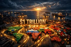 <b>金砖国家历史性贸易额突破1万亿美元_区块链</b>